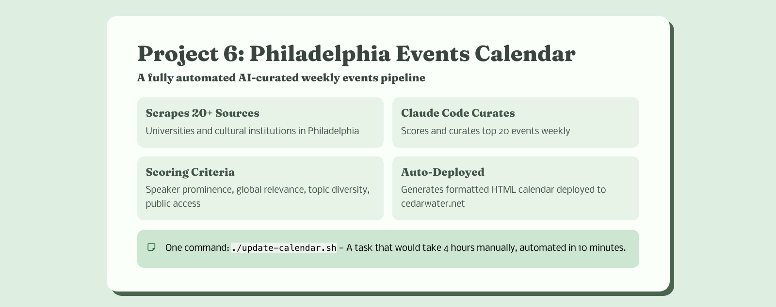 Philadelphia Events Calendar